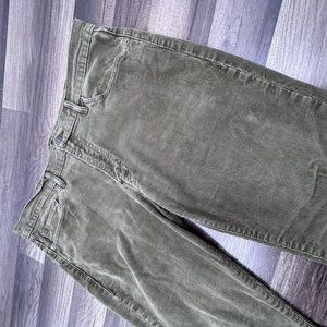 Levi’s 511 Green Corduroy Stretch Jeans Men’s Size 38 x 32 White Tag Mint
